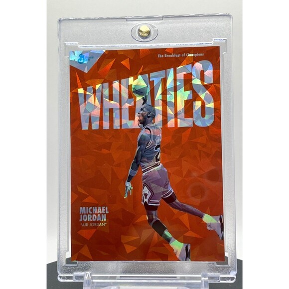 6 Card Michael Jordan SP Wheaties Cracked Ice Holographic Custom Card Set 90s - Picture 4 of 7
